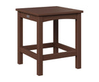 Camden End Table Rockwood Outdoor Furniture Chocolate Brown 