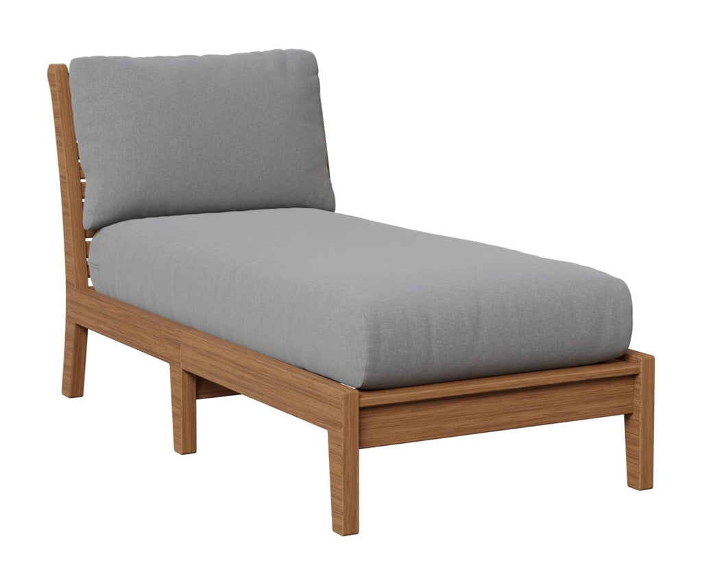 Classic Terrace Armless Chaise Lounge Berlin Gardens Natural Finish: Antique Mahogany 