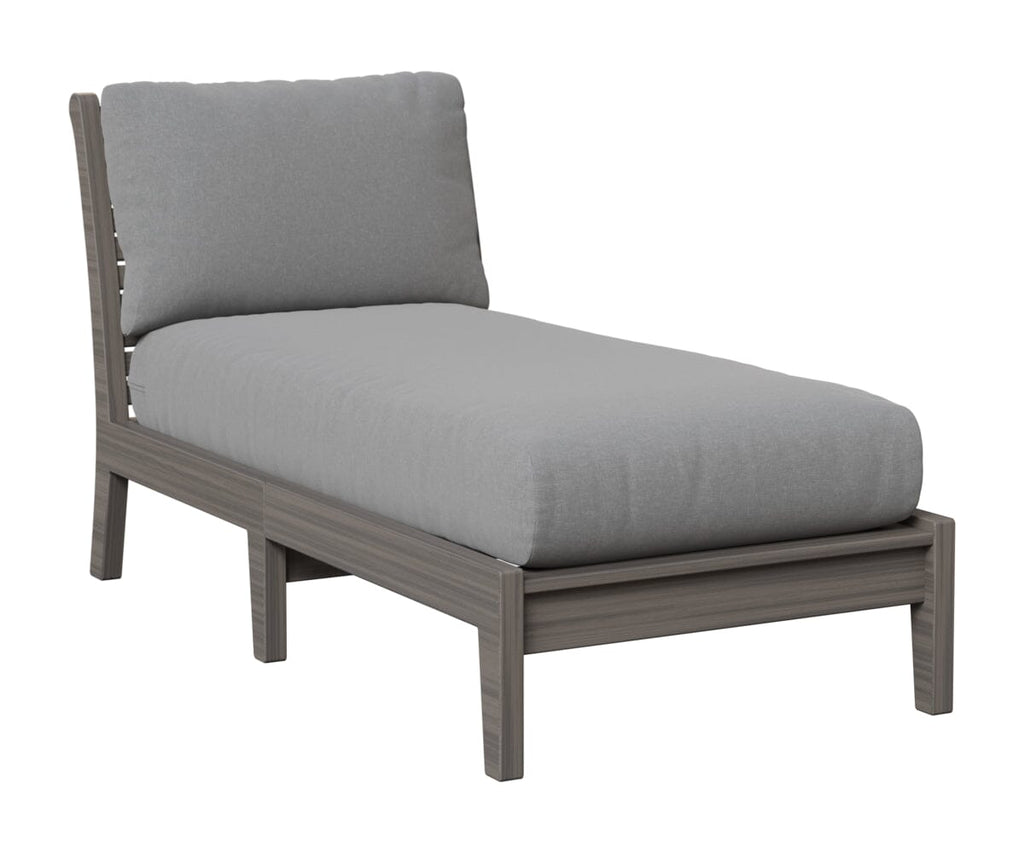 Classic Terrace Armless Chaise Lounge Berlin Gardens Natural Finish: Coastal Gray 