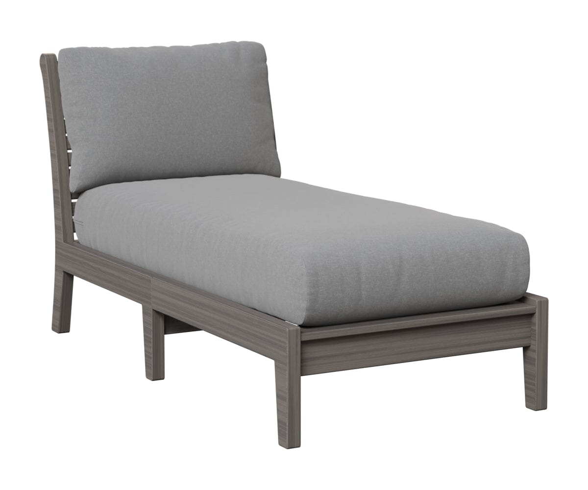 Classic Terrace Armless Chaise Lounge Berlin Gardens Natural Finish: Coastal Gray 