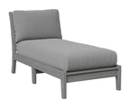 Classic Terrace Armless Chaise Lounge Berlin Gardens Natural Finish: Driftwood Gray 