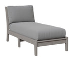 Classic Terrace Armless Chaise Lounge Berlin Gardens Light Gray 