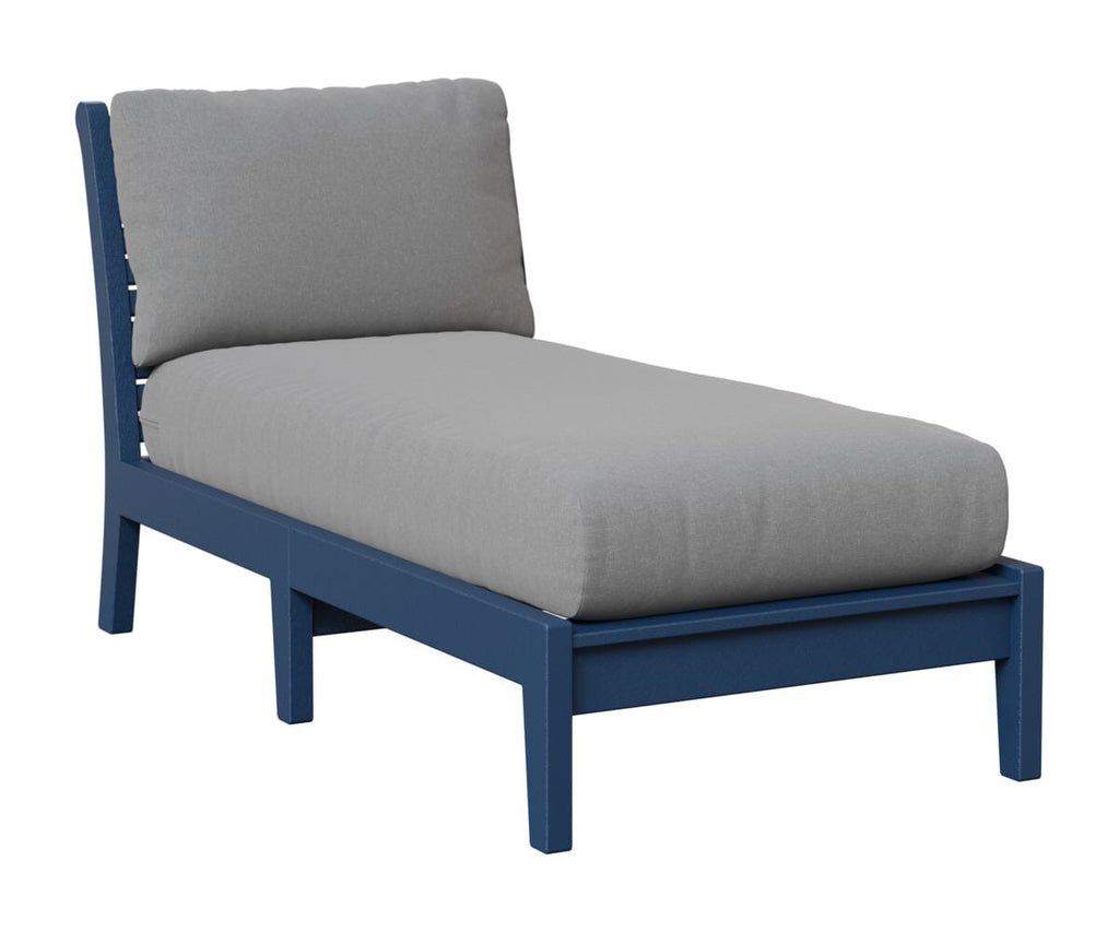 Classic Terrace Armless Chaise Lounge Berlin Gardens Navy Blue 