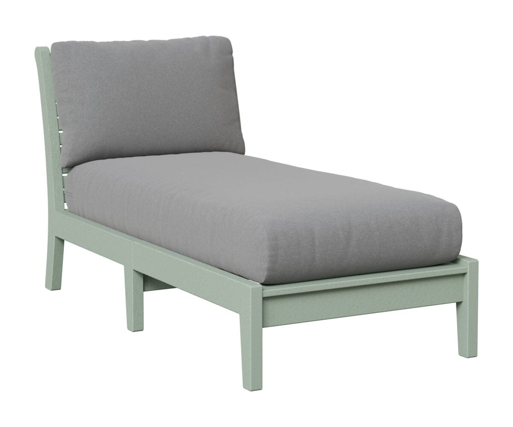 Classic Terrace Armless Chaise Lounge Berlin Gardens Seafoam 
