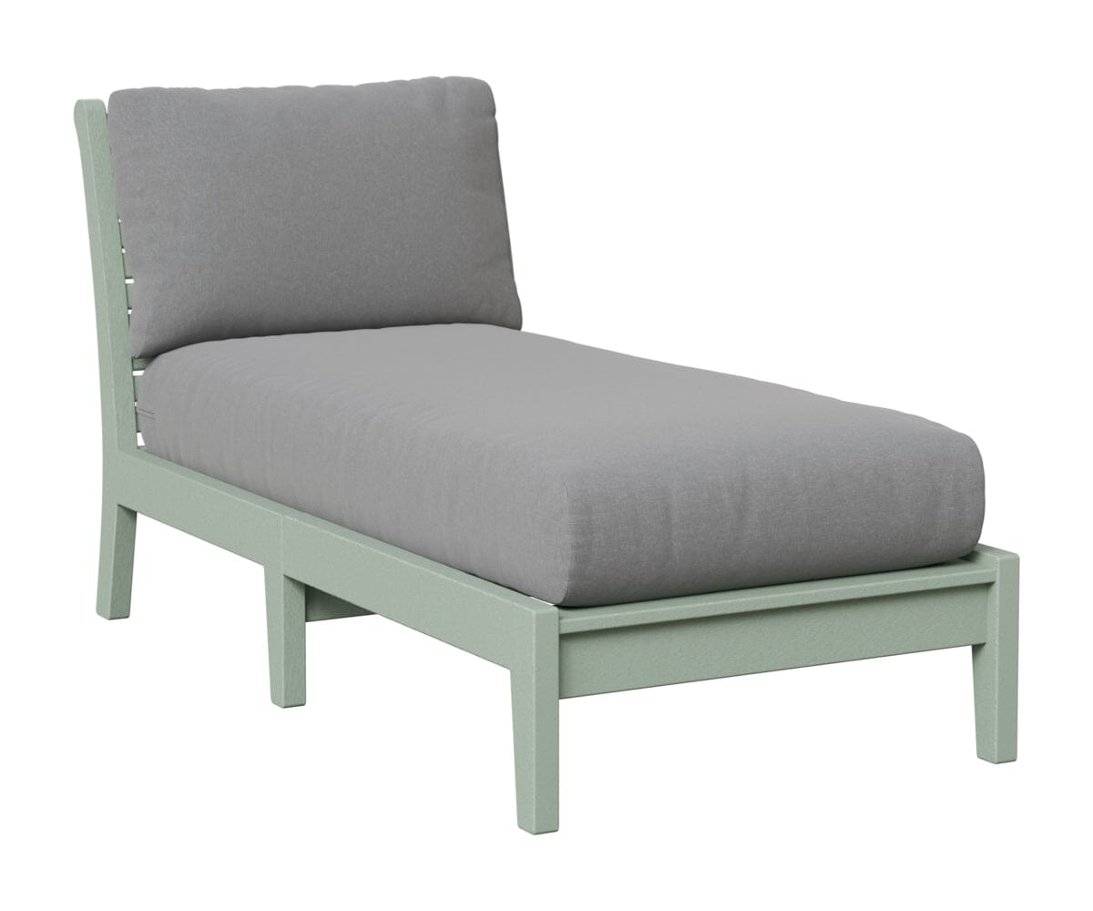 Classic Terrace Armless Chaise Lounge Berlin Gardens Seafoam 