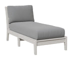 Classic Terrace Armless Chaise Lounge Berlin Gardens Natural Finish: Seashell 