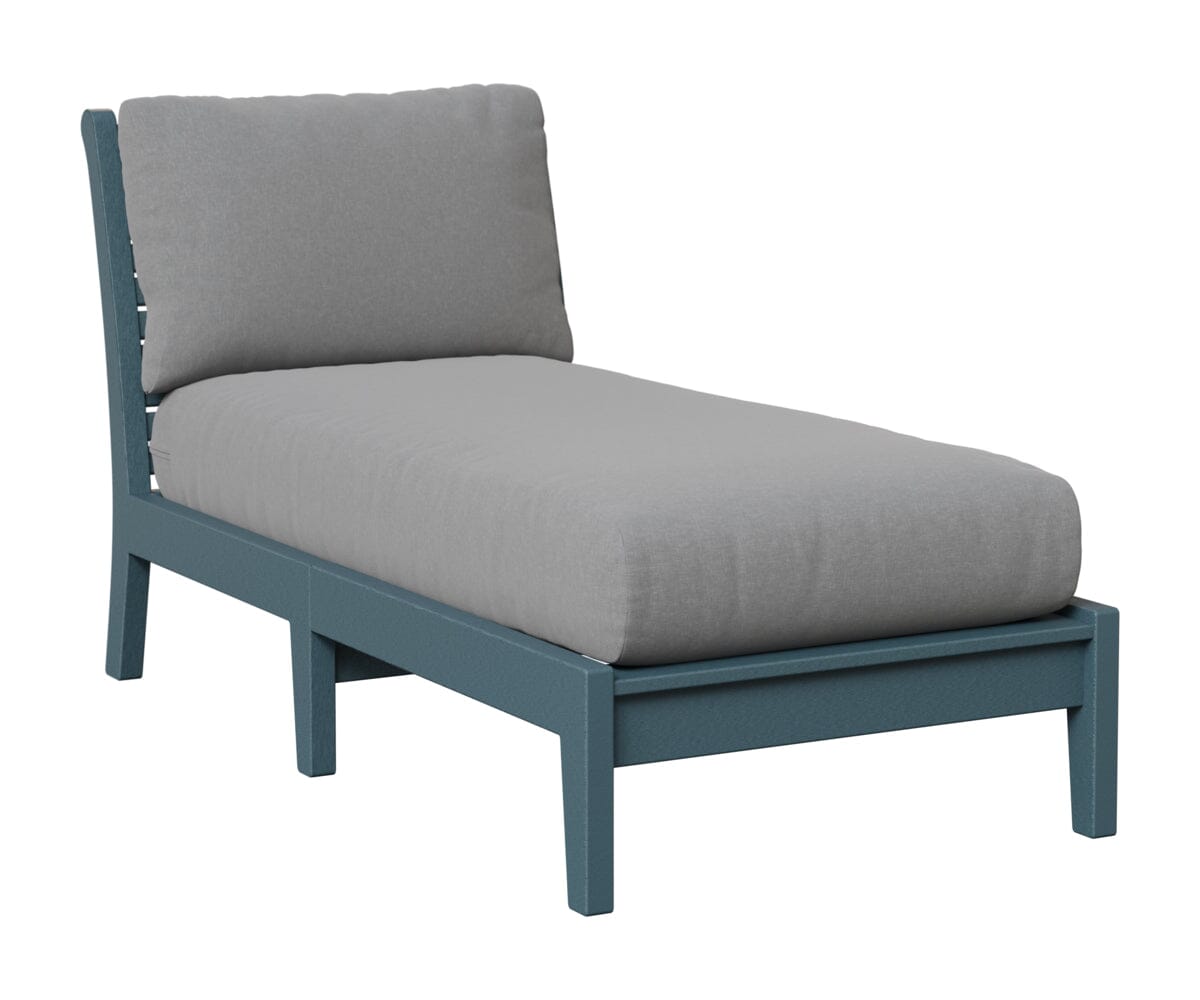 Classic Terrace Armless Chaise Lounge Berlin Gardens Slate 