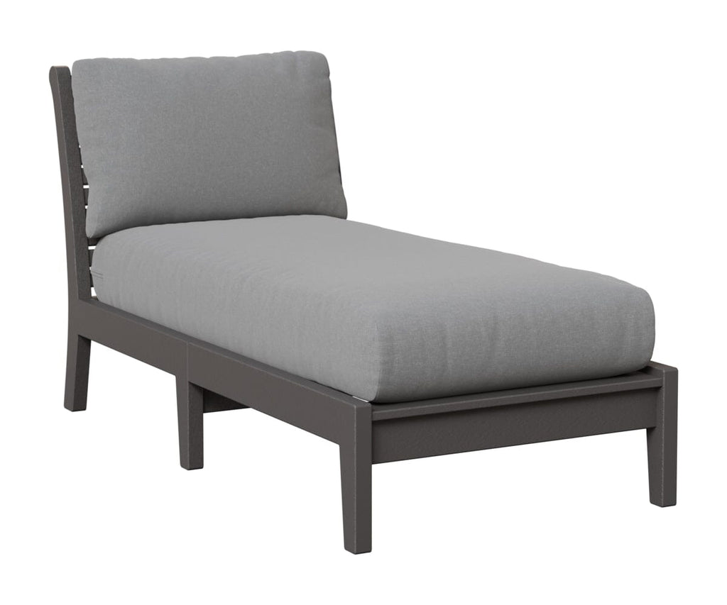 Classic Terrace Armless Chaise Lounge Berlin Gardens Smoke Gray 