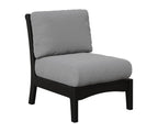 Classic Terrace Center Armless Section Berlin Gardens Black 