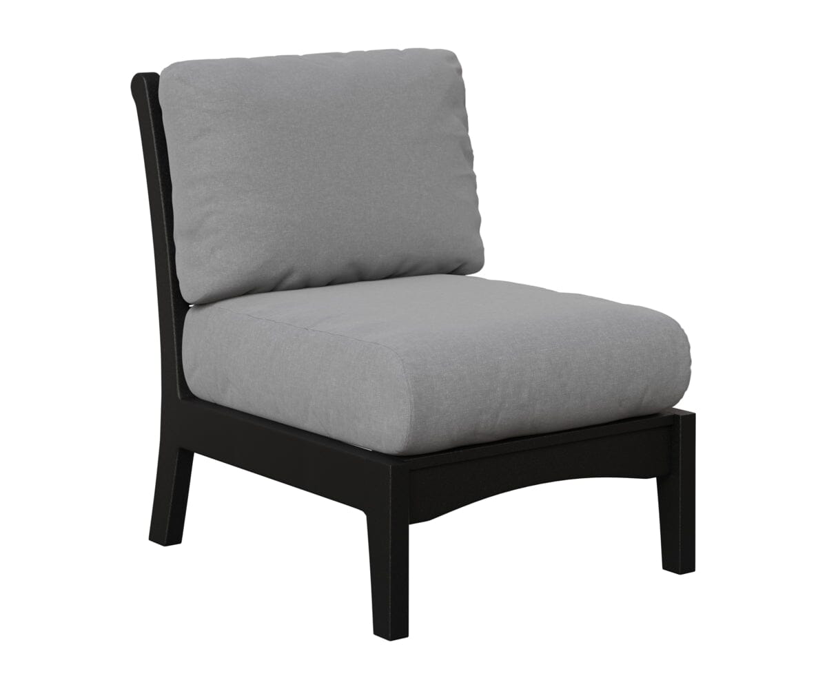 Classic Terrace Center Armless Section Berlin Gardens Black 