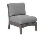Classic Terrace Center Armless Section Berlin Gardens Natural Finish: Coastal Gray 