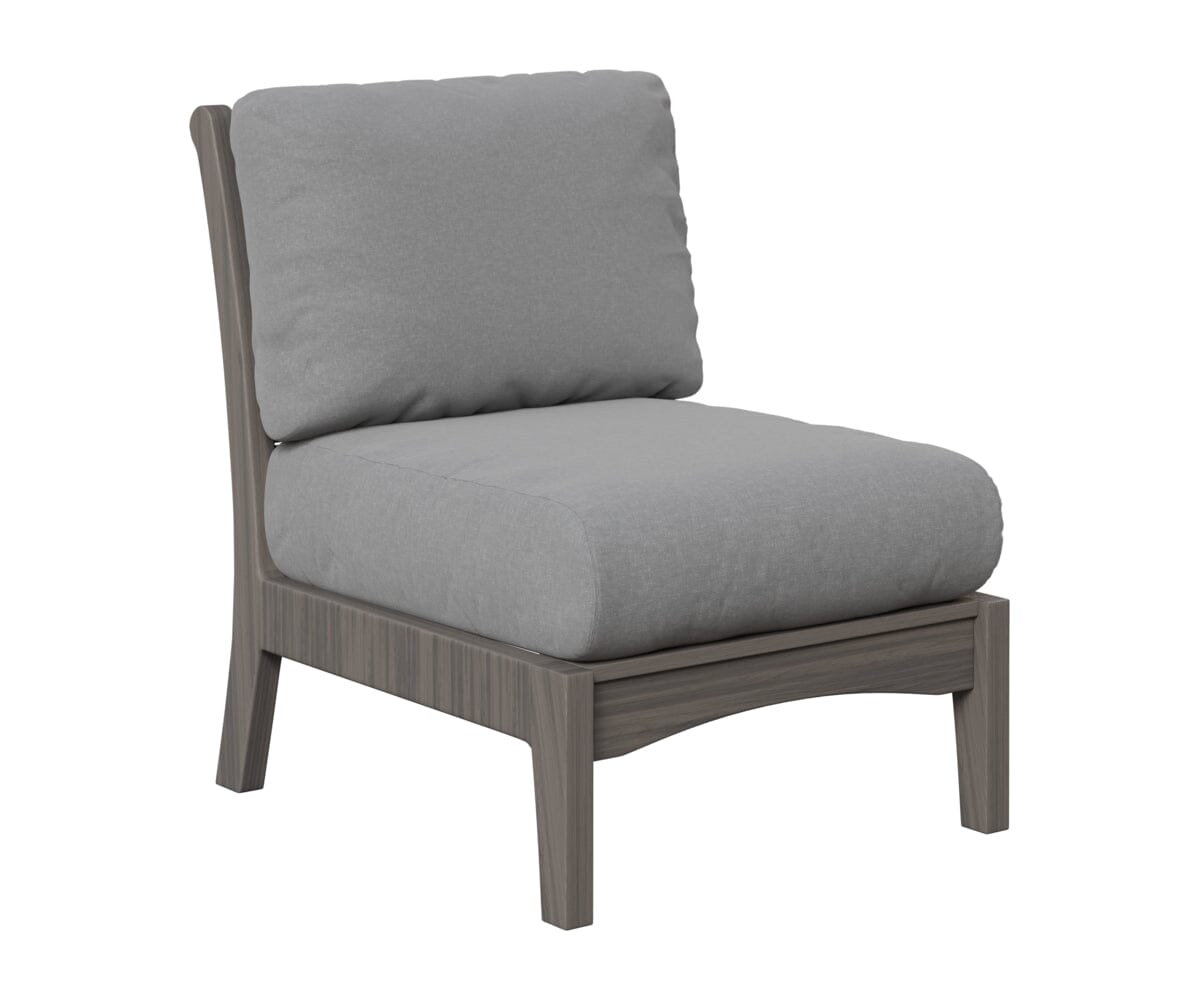 Classic Terrace Center Armless Section Berlin Gardens Natural Finish: Coastal Gray 