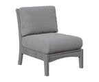 Classic Terrace Center Armless Section Berlin Gardens Natural Finish: Driftwood Gray 