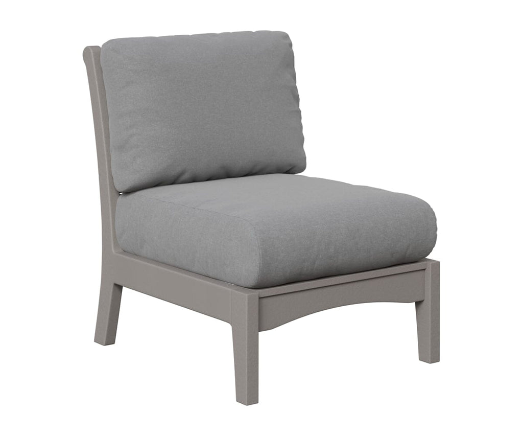 Classic Terrace Center Armless Section Berlin Gardens Light Gray 