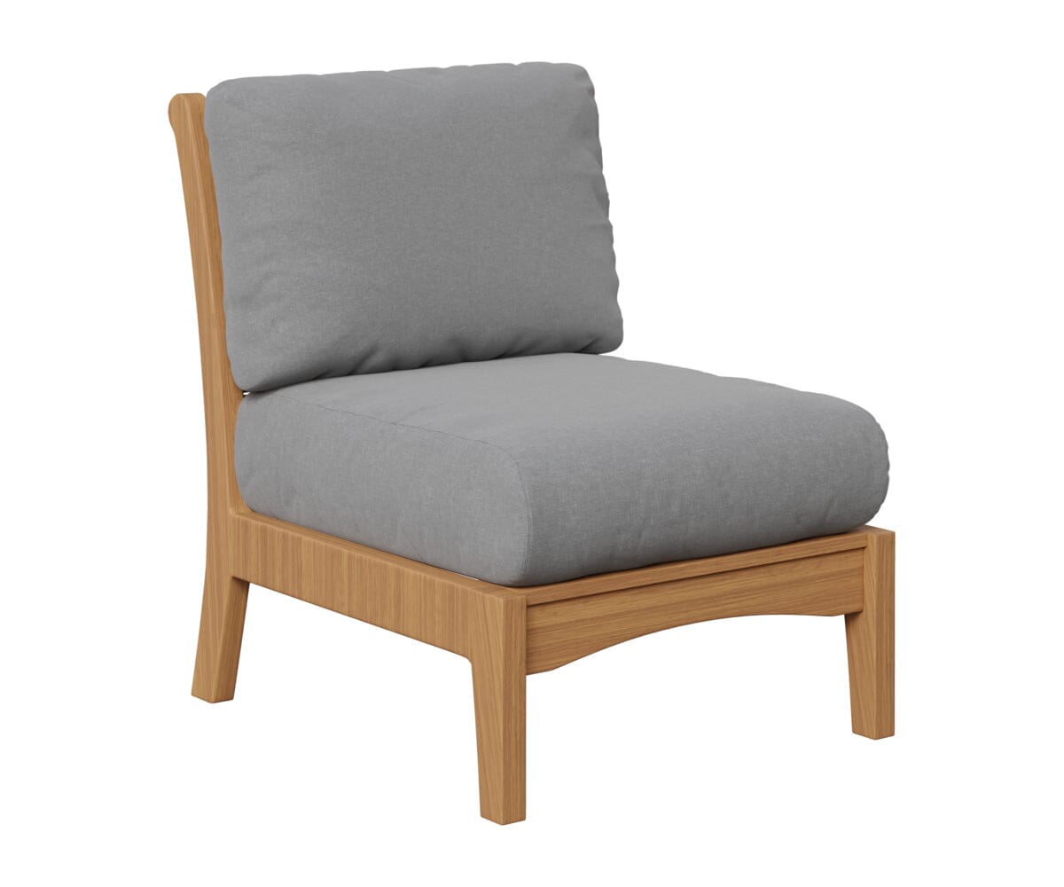 Classic Terrace Center Armless Section Berlin Gardens Natural Finish: Natural Teak 