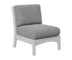 Classic Terrace Center Armless Section Berlin Gardens Natural Finish: Seashell 