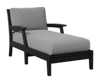 Classic Terrace Chaise Lounge Berlin Gardens Black 