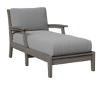 Classic Terrace Chaise Lounge Berlin Gardens Natural Finish: Coastal Gray 