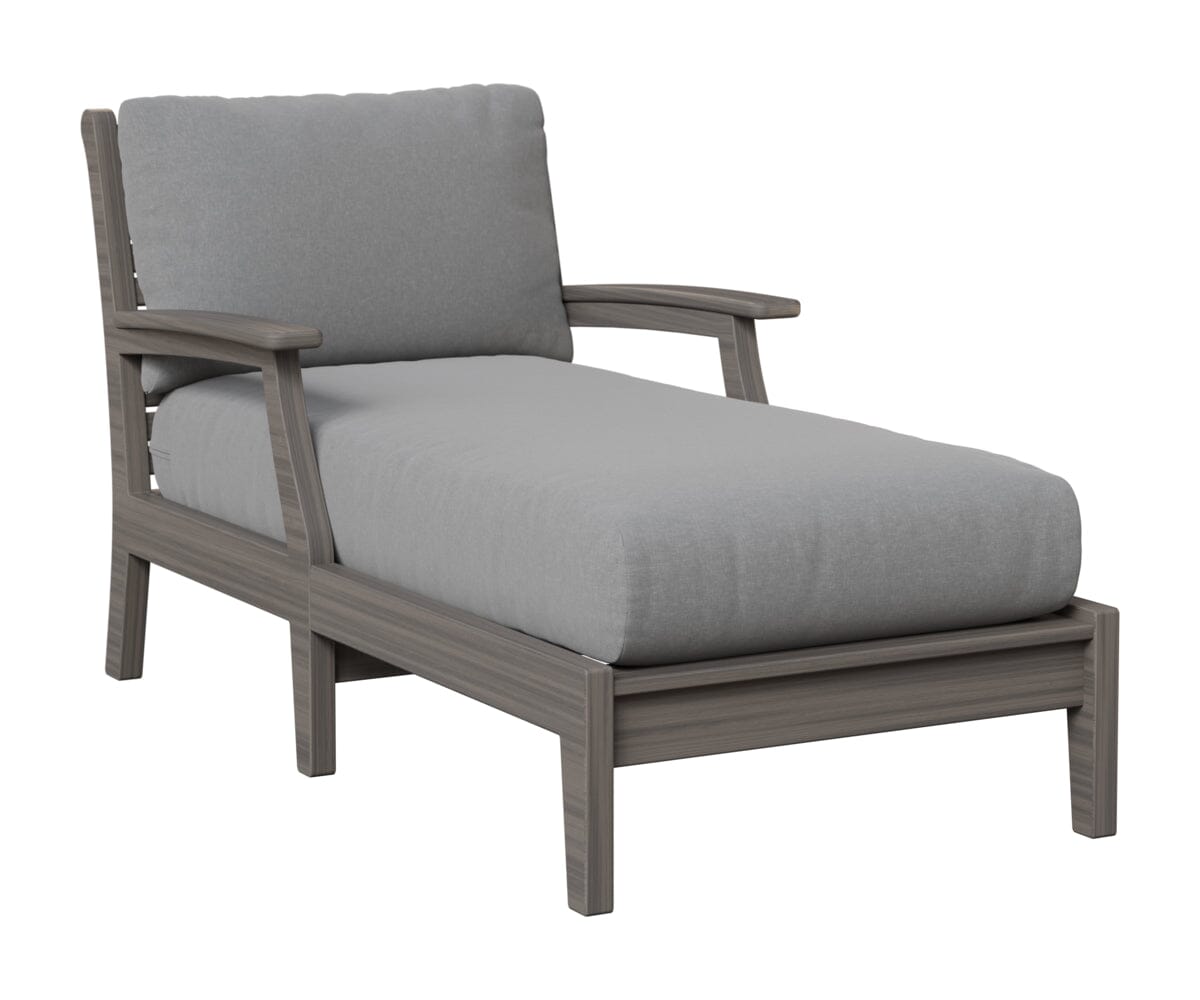 Classic Terrace Chaise Lounge Berlin Gardens Natural Finish: Coastal Gray 