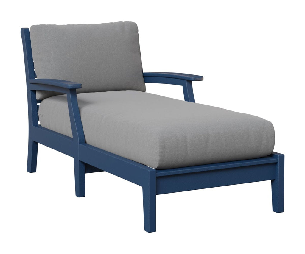 Classic Terrace Chaise Lounge Berlin Gardens Navy Blue 