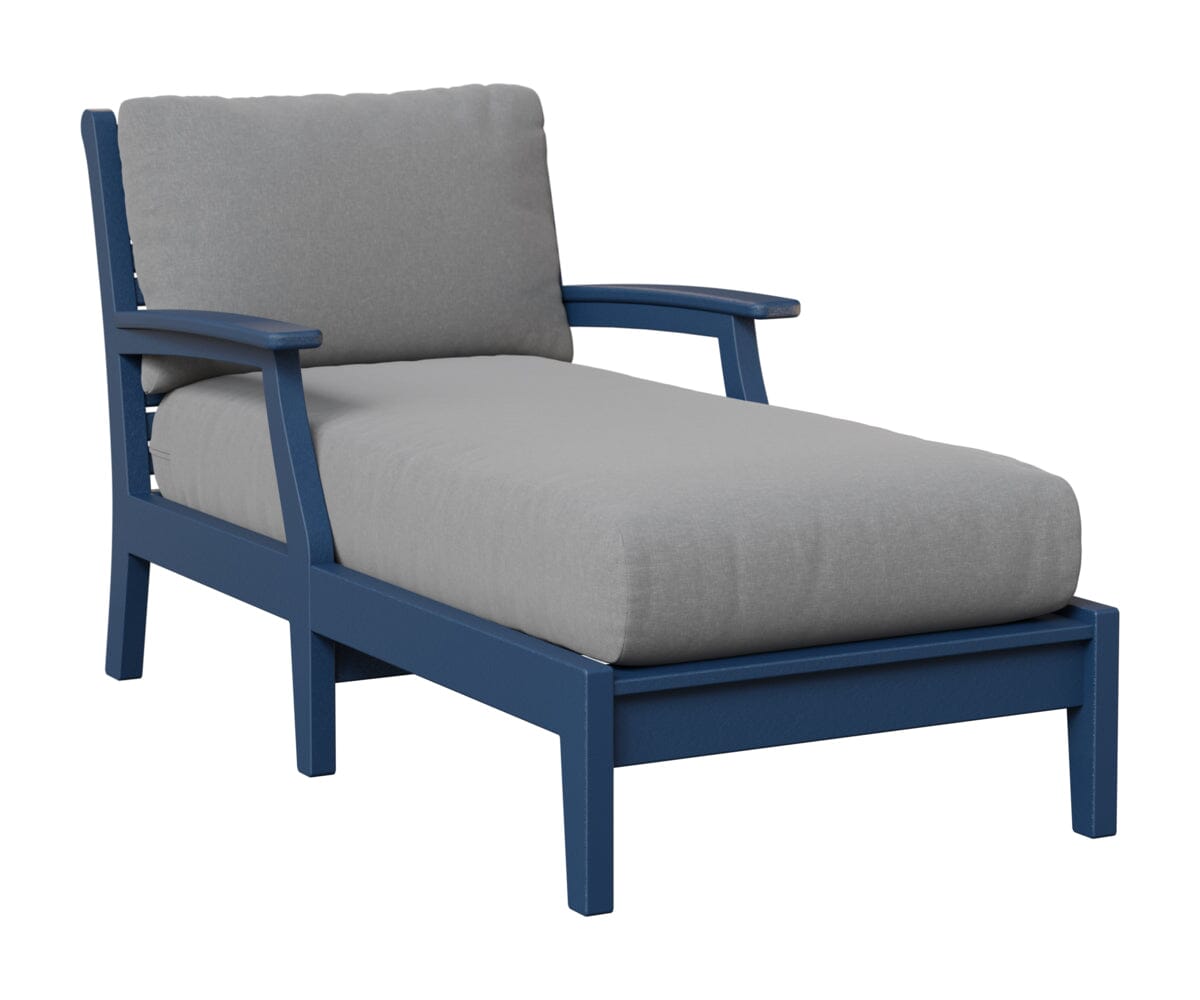 Classic Terrace Chaise Lounge Berlin Gardens Navy Blue 