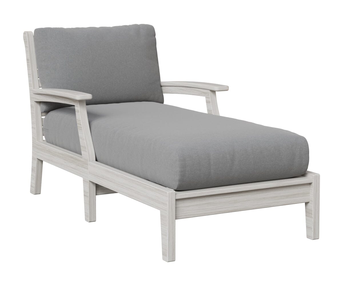 Classic Terrace Chaise Lounge Berlin Gardens Natural Finish: Seashell 