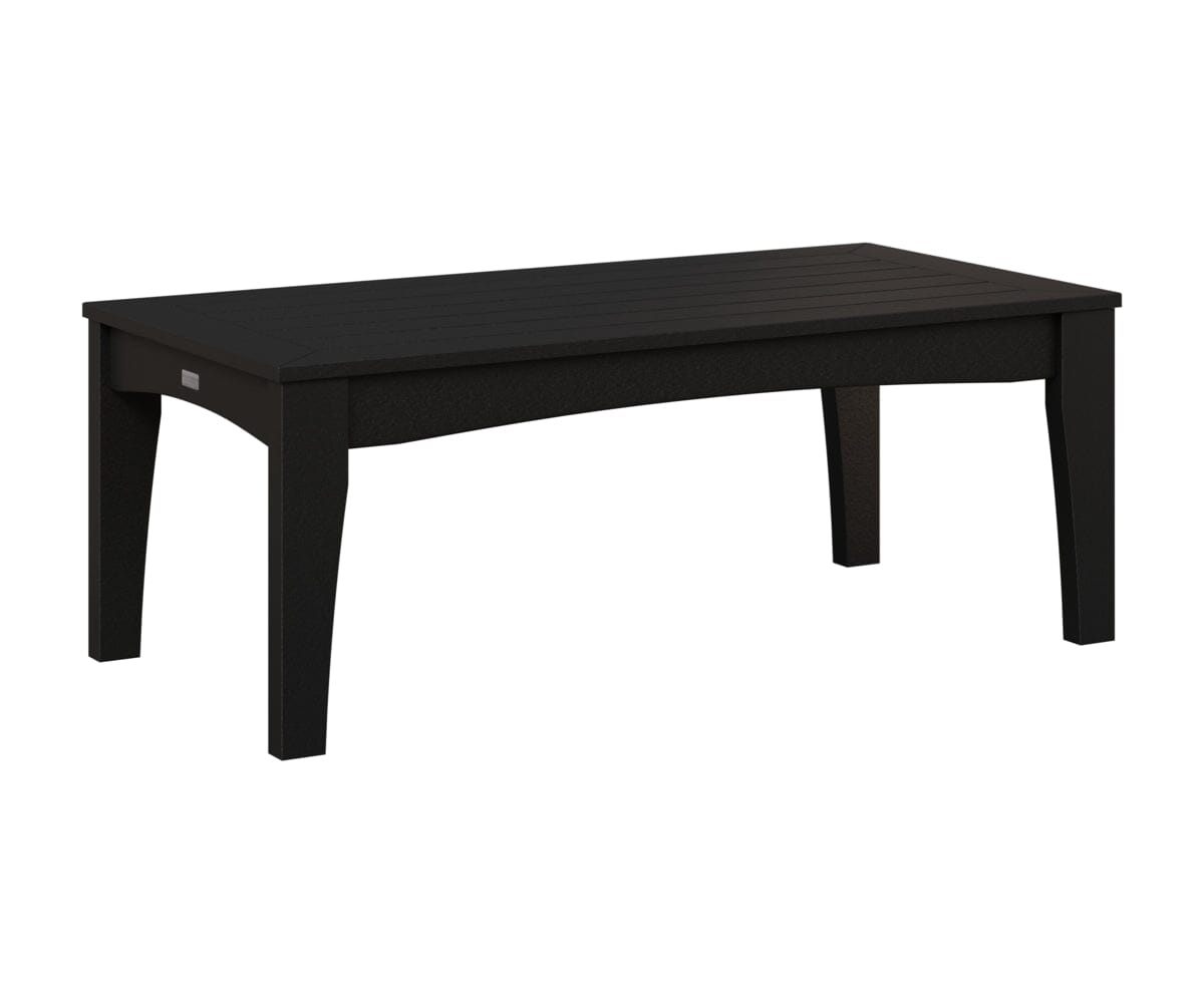 Classic Terrace Rectangle Coffee Table Rockwood Outdoor Furniture Black