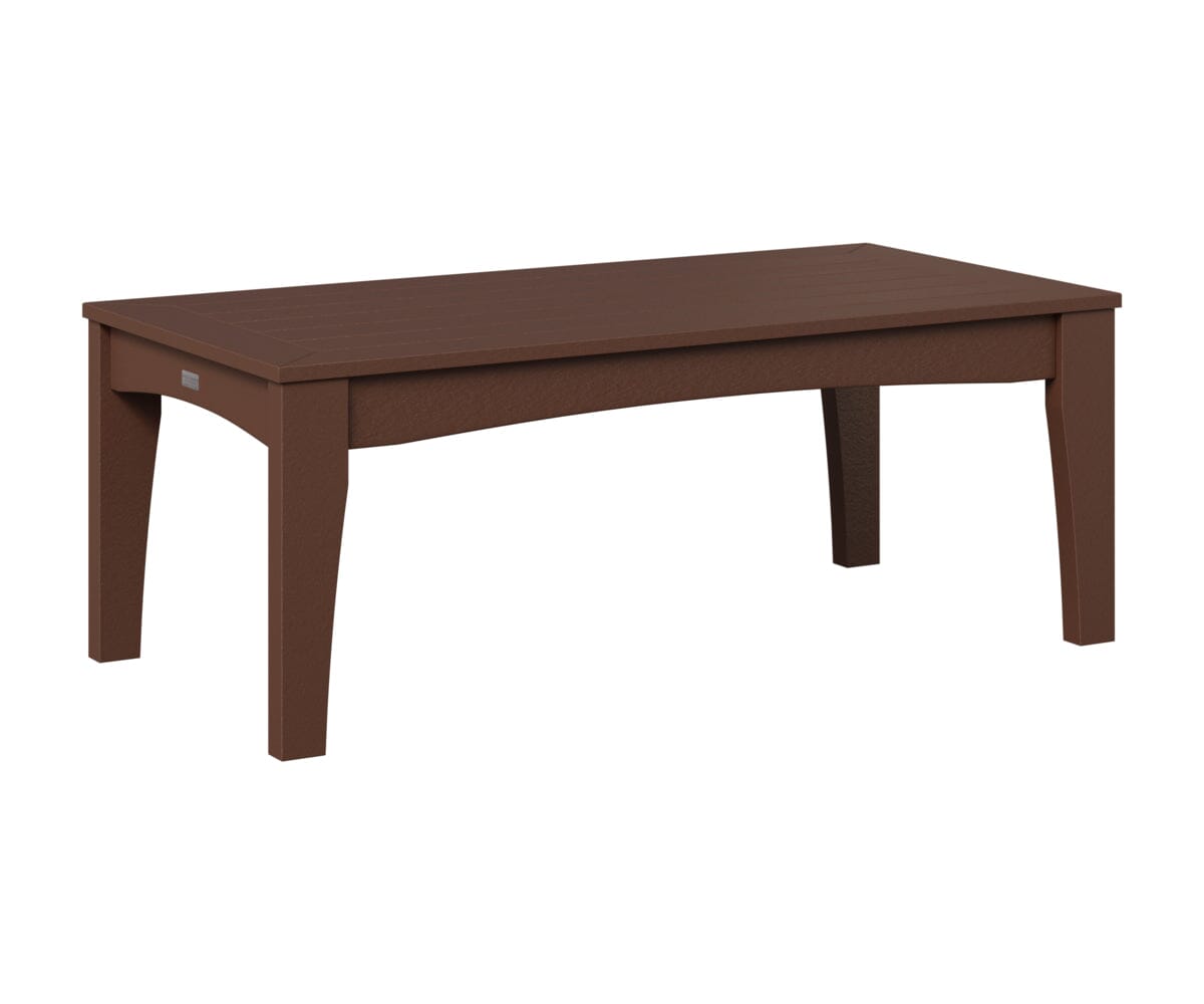 Classic Terrace Rectangle Coffee Table Rockwood Outdoor Furniture Chocolate Brown
