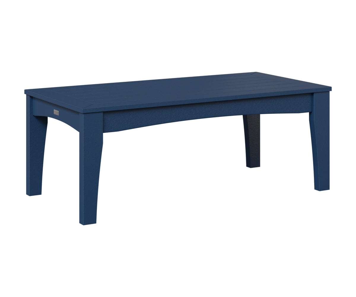 Classic Terrace Rectangle Coffee Table Rockwood Outdoor Furniture Navy Blue