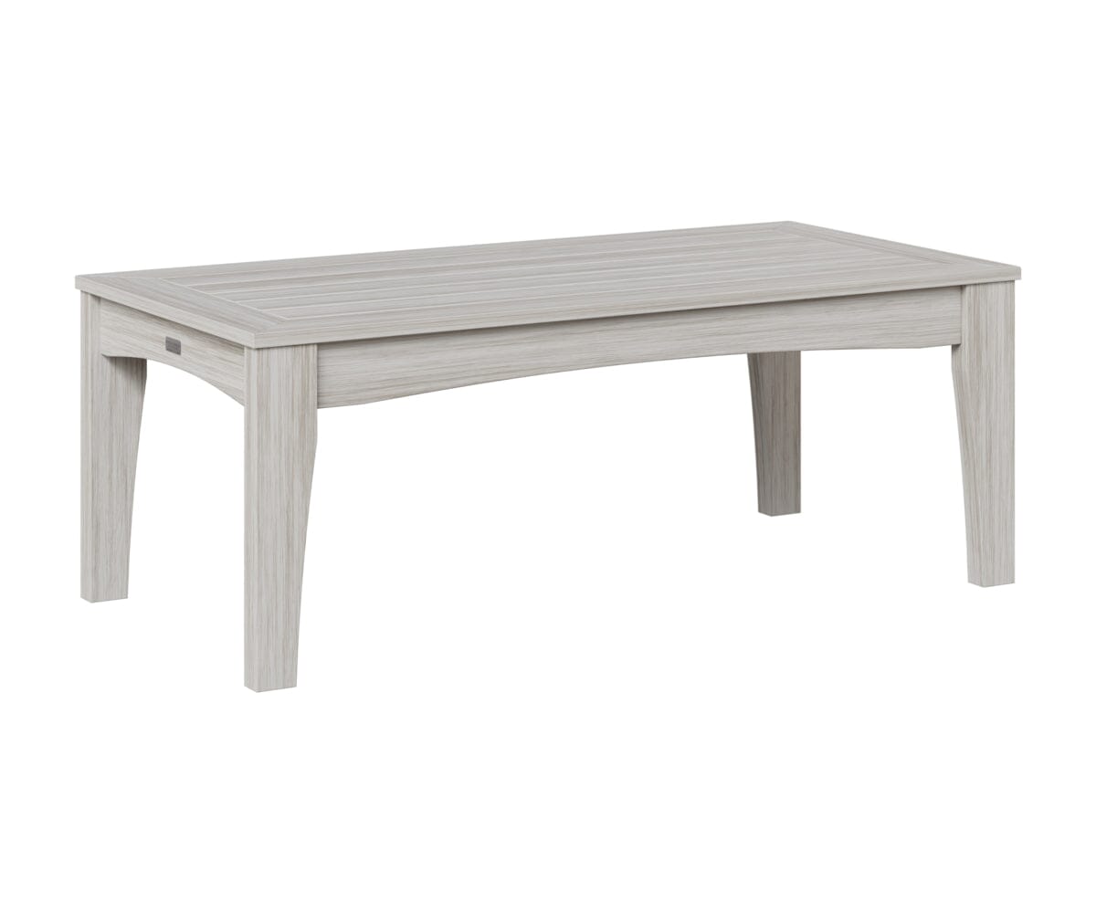 Classic Terrace Rectangle Coffee Table Rockwood Outdoor Furniture Natural Finish: Seashell