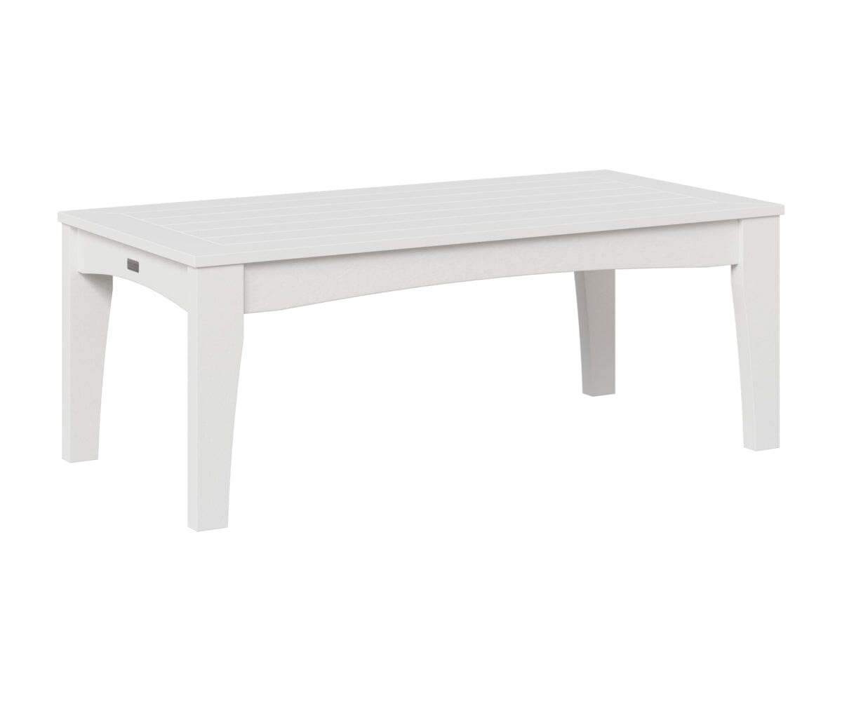 Classic Terrace Rectangle Coffee Table Rockwood Outdoor Furniture White