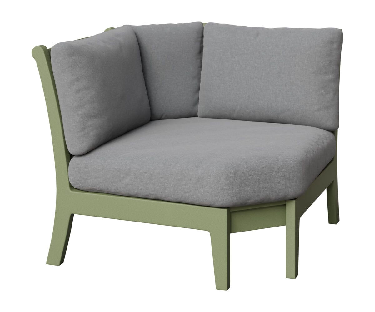 Classic Terrace Corner Section Rockwood Outdoor Furniture Sage 