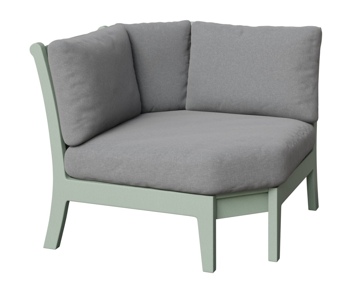 Classic Terrace Corner Section Rockwood Outdoor Furniture Seafoam 