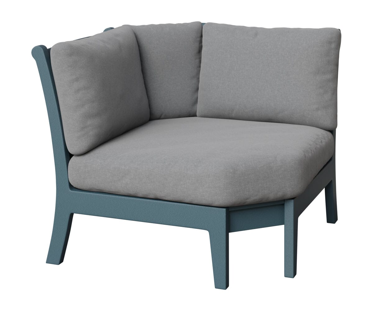 Classic Terrace Corner Section Rockwood Outdoor Furniture Slate 