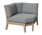 Classic Terrace Corner Section Rockwood Outdoor Furniture Weatherwood 