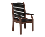 Classic Terrace Dining Chair Rockwood Outdoor Furniture Black Chocolate Brown 