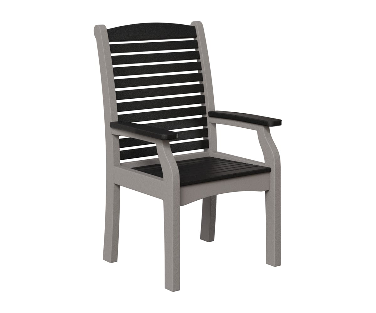 Classic Terrace Dining Chair Rockwood Outdoor Furniture Black Light Gray 