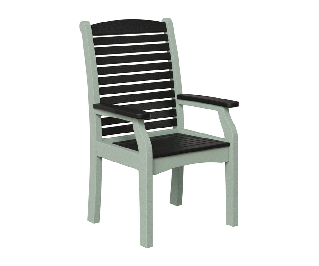 Classic Terrace Dining Chair Rockwood Outdoor Furniture Black Seafoam 