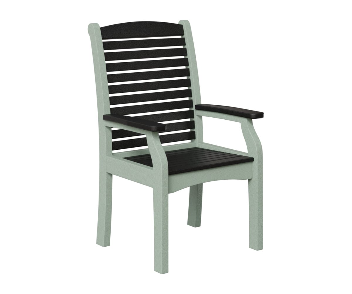 Classic Terrace Dining Chair Rockwood Outdoor Furniture Black Seafoam 