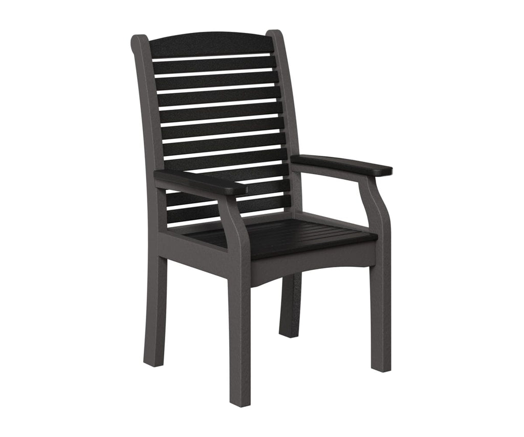 Classic Terrace Dining Chair Rockwood Outdoor Furniture Black Smoke Gray 