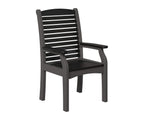 Classic Terrace Dining Chair Rockwood Outdoor Furniture Black Smoke Gray 