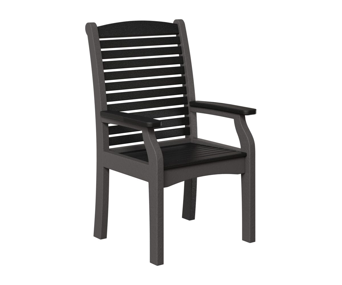 Classic Terrace Dining Chair Rockwood Outdoor Furniture Black Smoke Gray 