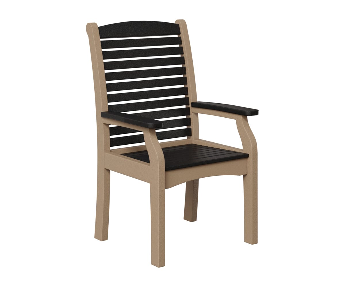 Classic Terrace Dining Chair Rockwood Outdoor Furniture Black Weatherwood 