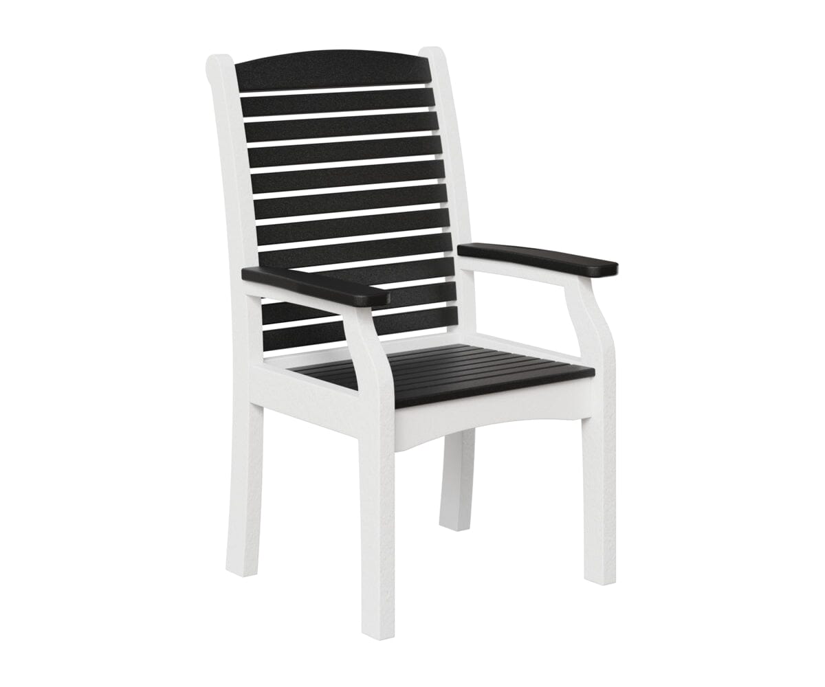 Classic Terrace Dining Chair Rockwood Outdoor Furniture Black White 