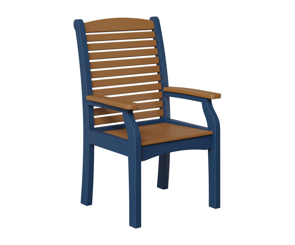 Classic Terrace Dining Chair Rockwood Outdoor Furniture Cedar Navy Blue 