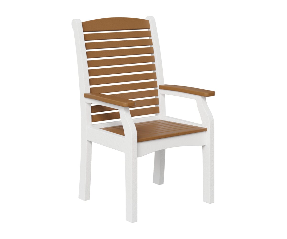 Classic Terrace Dining Chair Rockwood Outdoor Furniture Cedar White 
