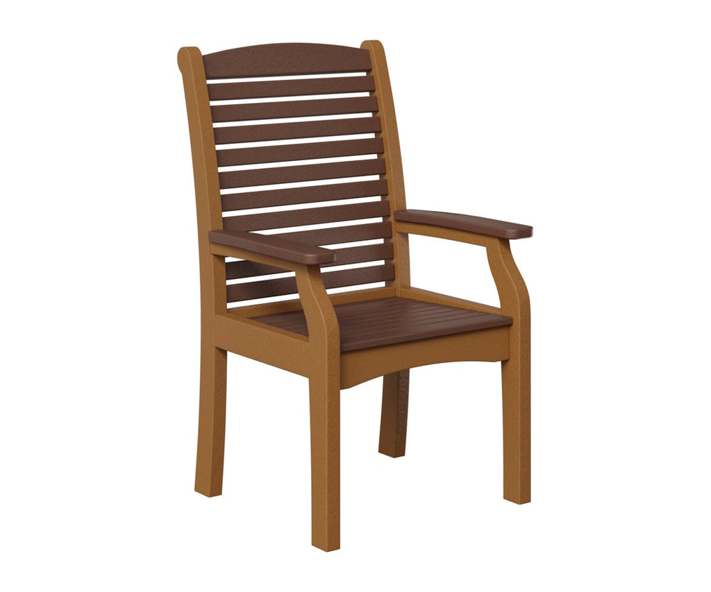 Classic Terrace Dining Chair Rockwood Outdoor Furniture Chocolate Brown Cedar 