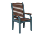 Classic Terrace Dining Chair Rockwood Outdoor Furniture Chocolate Brown Slate 