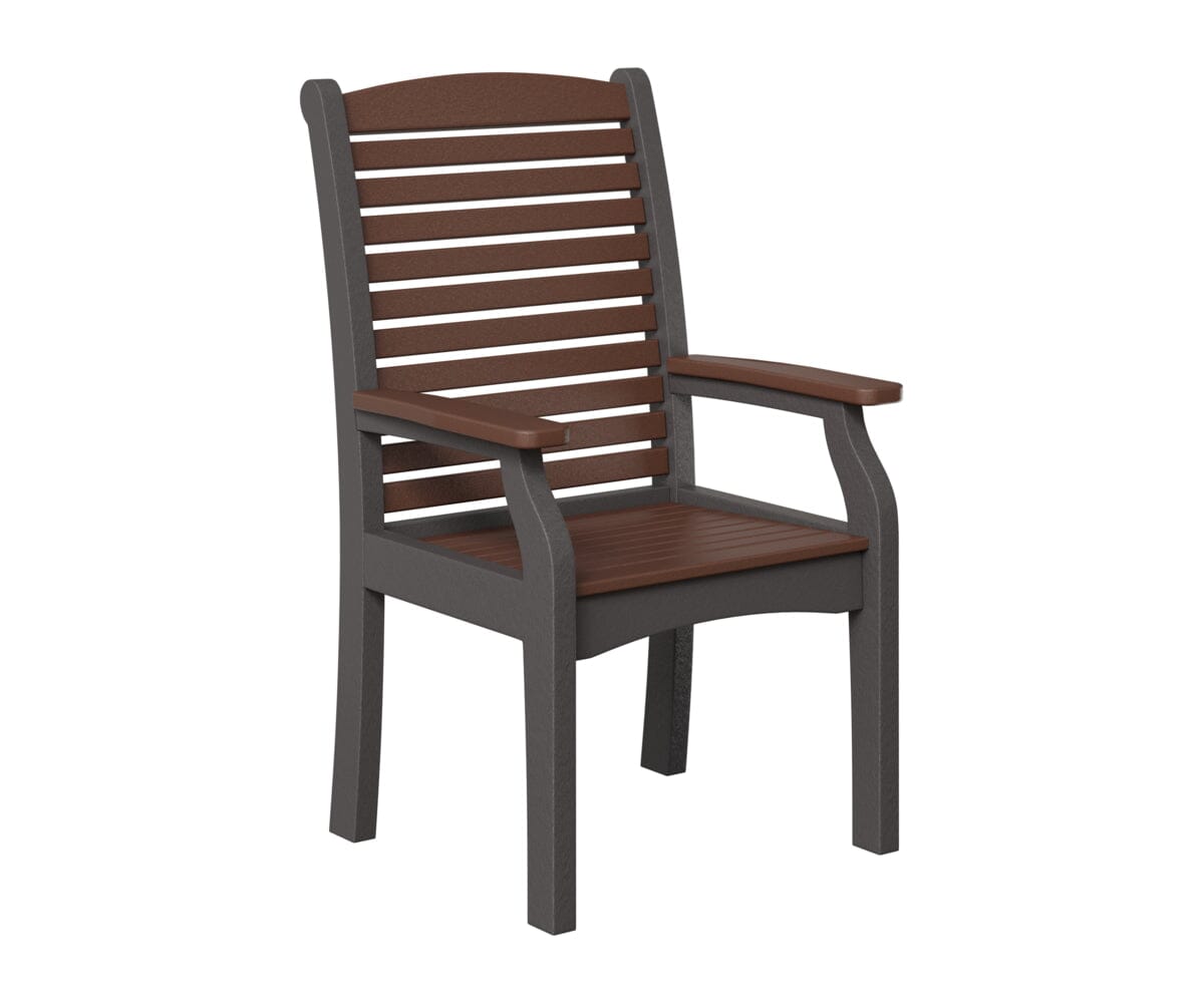 Classic Terrace Dining Chair Rockwood Outdoor Furniture Chocolate Brown Smoke Gray 