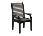 Classic Terrace Dining Chair Rockwood Outdoor Furniture Natural Finish: Coastal Gray Black 